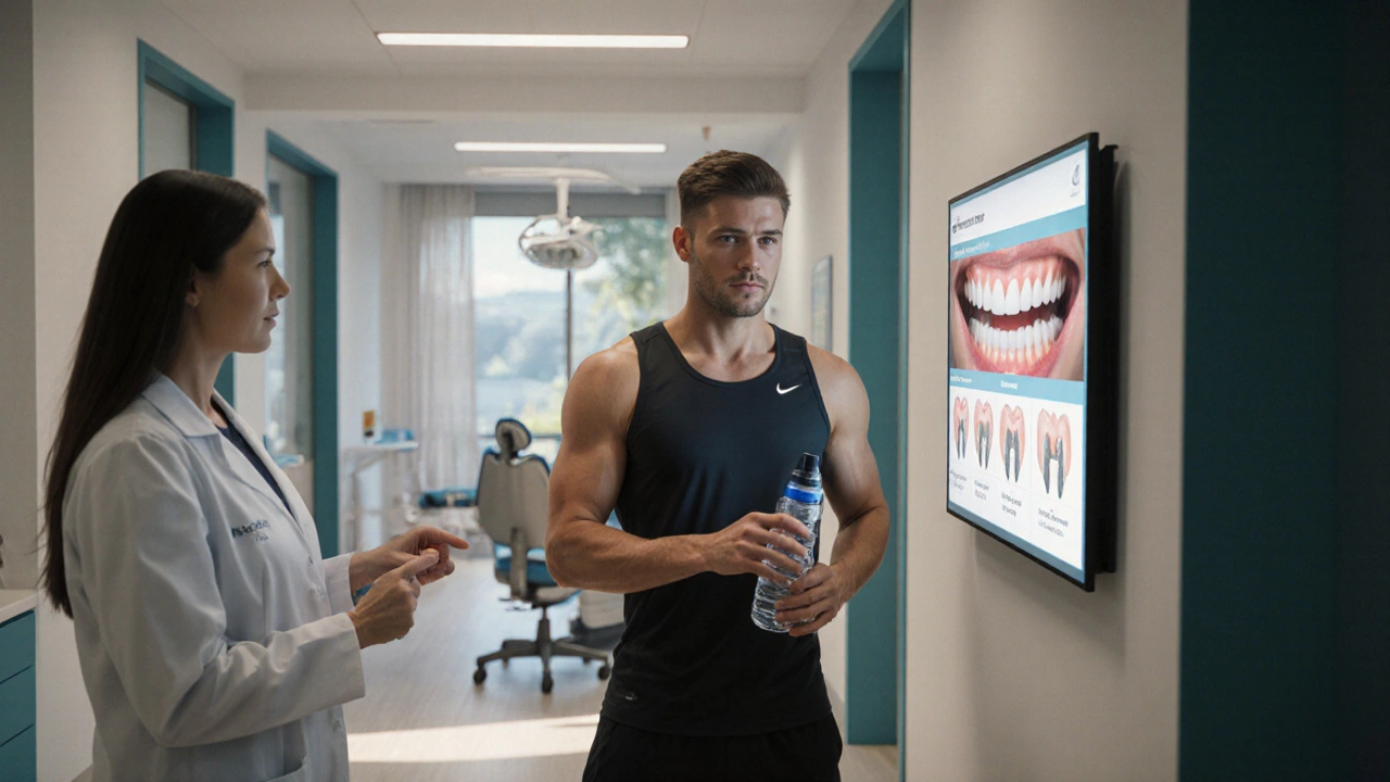 Zubní implantáty pro sportovce - výběr, hojení a návrat k tréninku