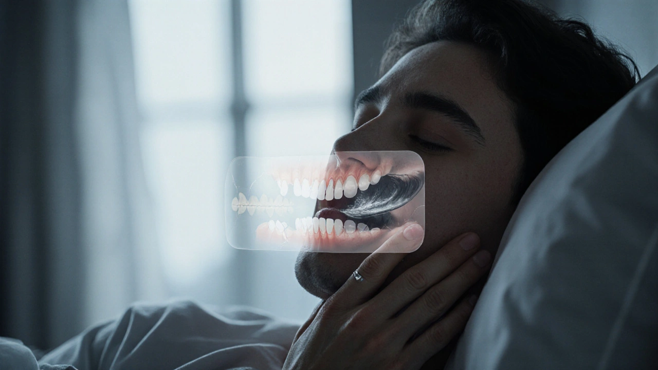 Osoba s nekorigovaným předkusem trpí bolestí čelisti a opotřebením zubů.