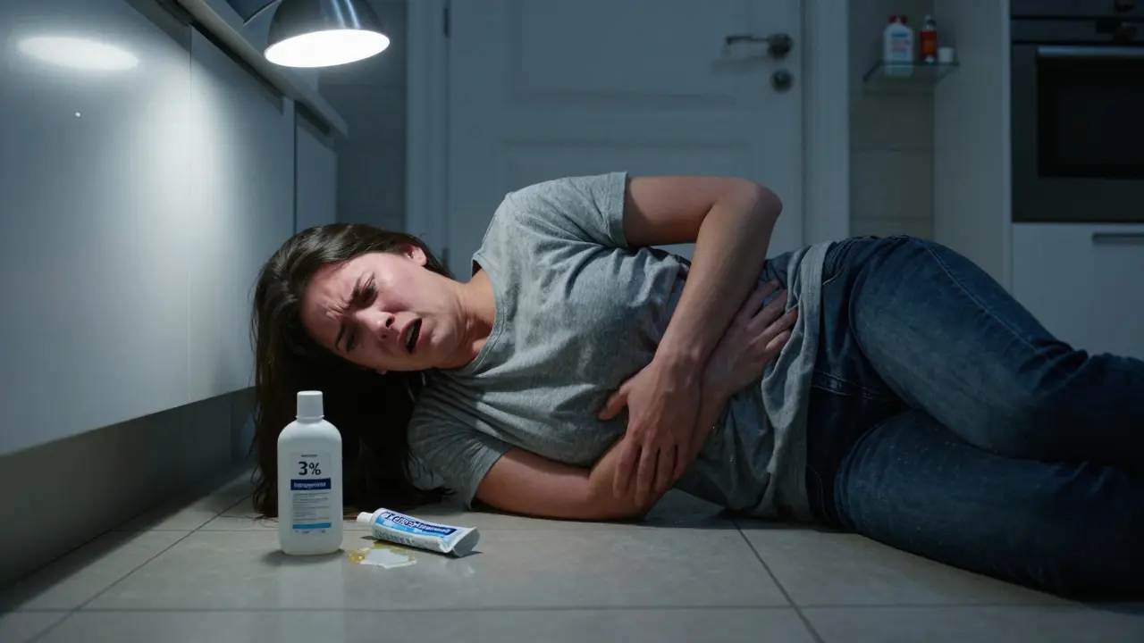 Co se stane, když vypijete peroxid vodíku? Nebezpečí skryté v bělících zubních pastách