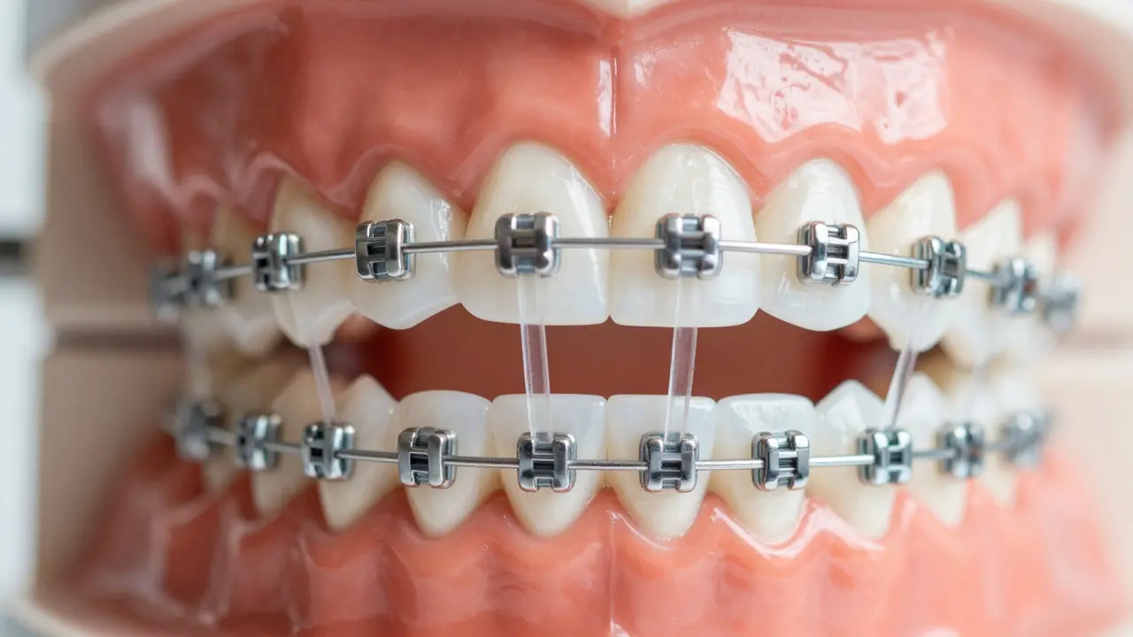 Jak rychle se rovnají zuby s gumičkami na rovnátka?