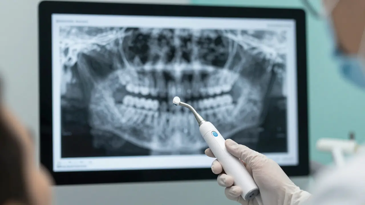 Digitální rentgen zubů a profesionální hygienická péče v ordinaci