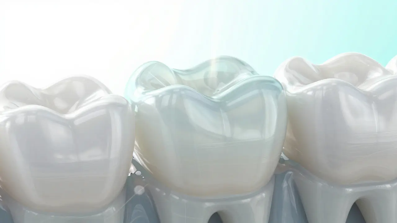 Moderní nanohybridní kompozitní výplň dokonale splynutá s přirozenou sklovinou.